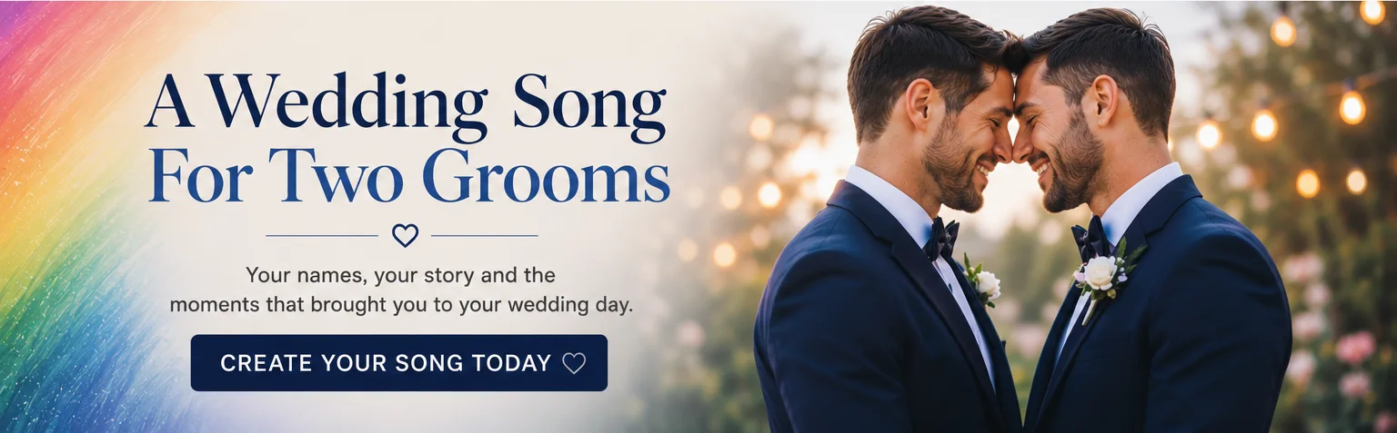 A wedding song for two grooms